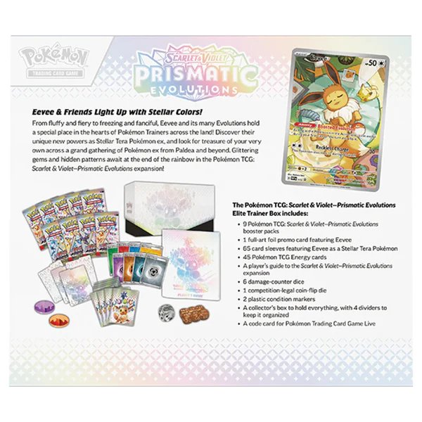 Pokemon TCG: Scarlet & Violet—Prismatic Evolutions Elite Trainer Box