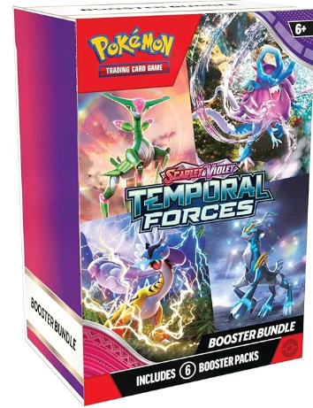 Pokemon TCG: Scarlet and Violet: Temporal Forces: Booster Bundle